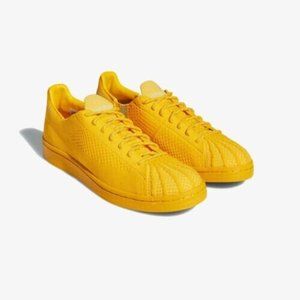 Adidas Originals Men's Yellow Pharrell Williams Superstar PK Shoes 10 us  S42930
